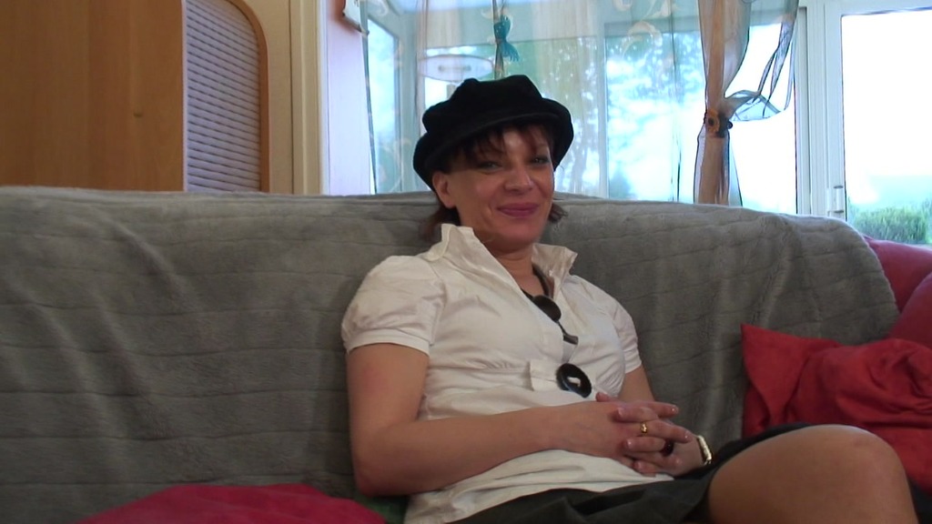 anal casting couch of a petite french slut in lingerie getting dp and cum covered - fptv