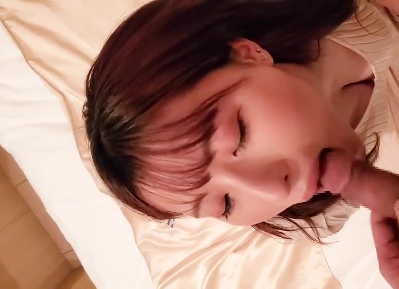 Japanese Beauty. Chubby Busty Wife. Blowjob And Shaved Sex. Cum On Face, Uncensored