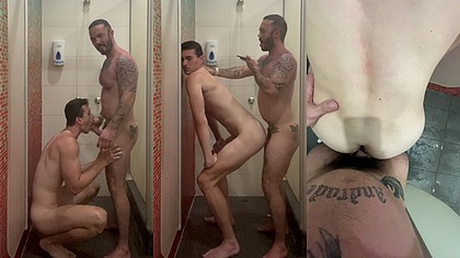 Nothing better than fucking after a workout in the gym showers