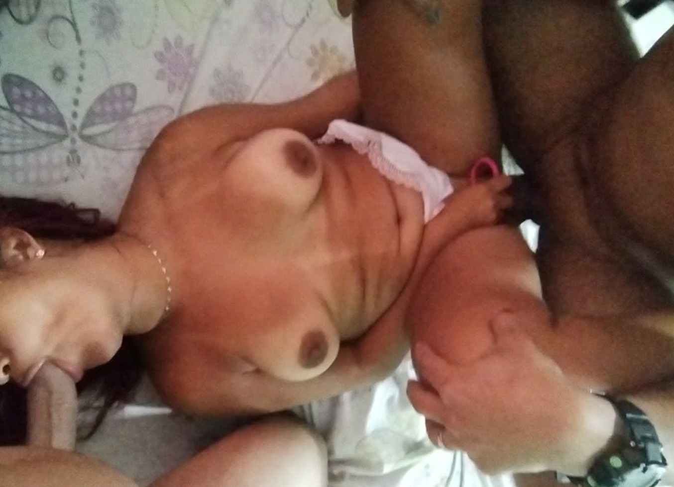 Slut Wife Fucked In Interracial Threesome By Friend Of Hubby