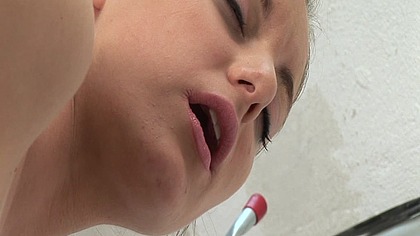 Explorations of her fur hole!