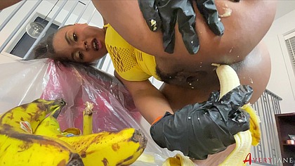 Banana Anal Cream Pie
