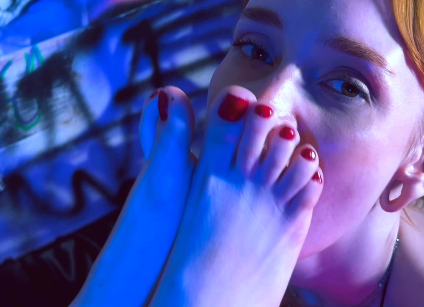 My Freshly Pedicured Feet Are Waiting For Worship