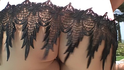 Isabel Is Outdoors Where She Has An Interracial Threesome Fuck Session