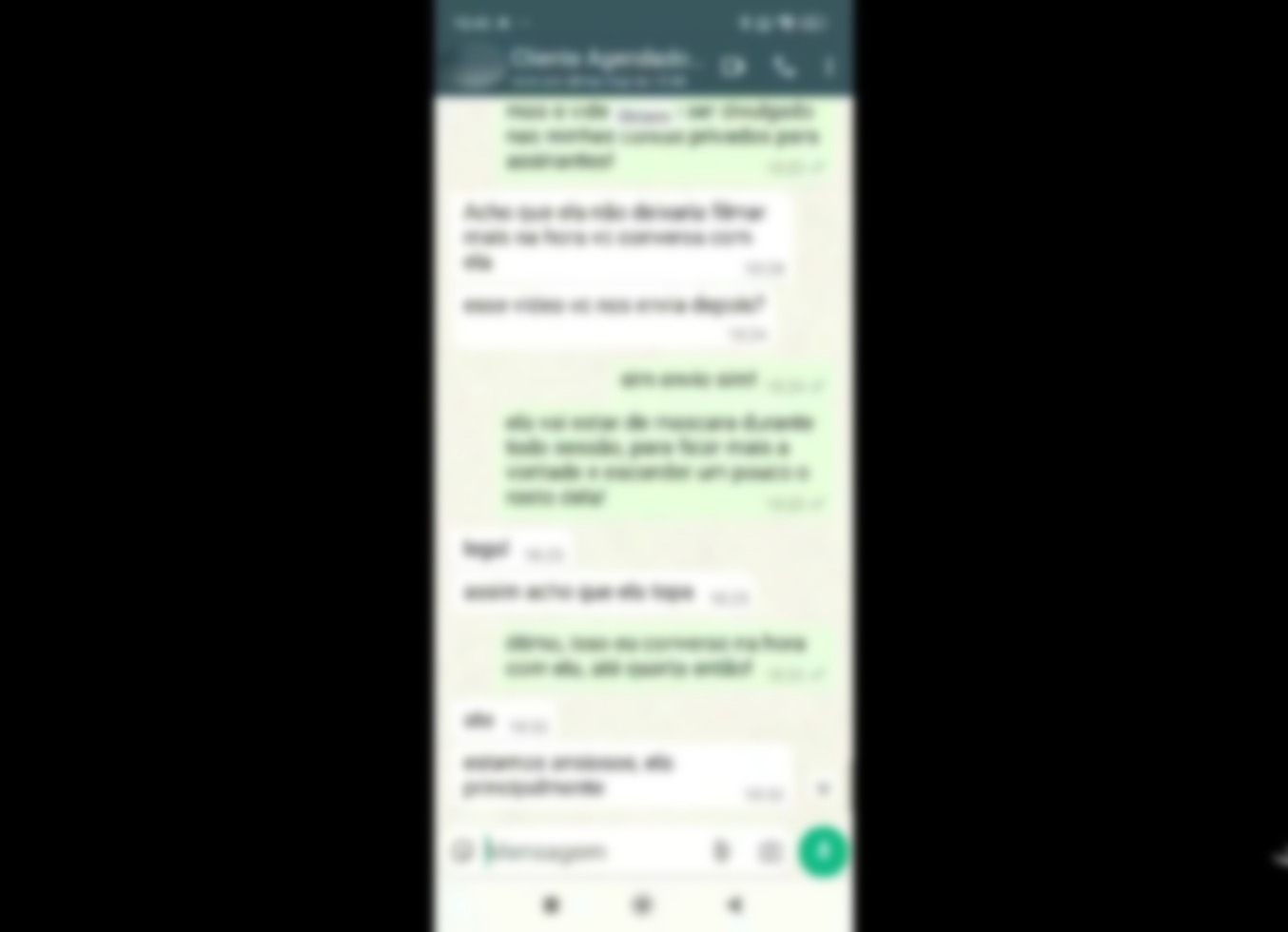 Exclusivo - Marido Mandou Mensagem Para Marcar O Atendimento De Sua Esposa