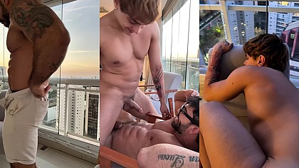 SENTANDO NO HETERO PARRUDO E DOTADO.