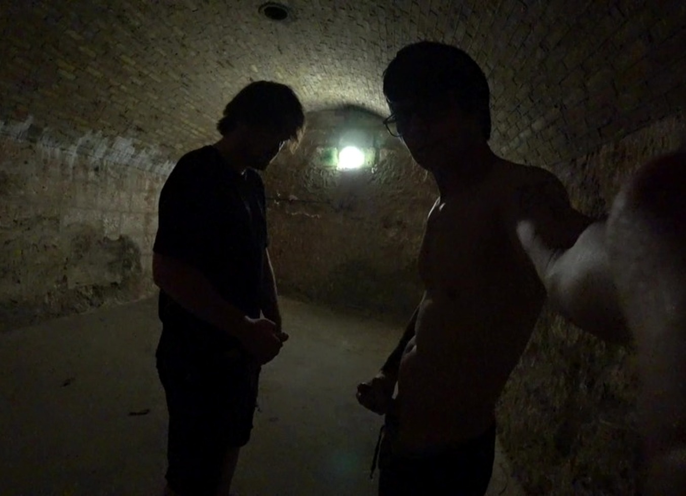 Fun And Cum At A Public Bunker Sight In Hamilton, Bermuda