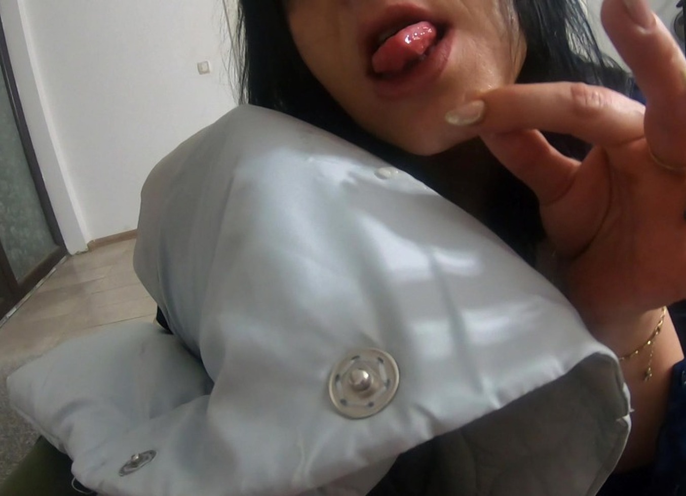 Milfycalla- Face Fuck,Cum Play While Wearing A Hot Long Down-Jacket And Slutty Clothes 254