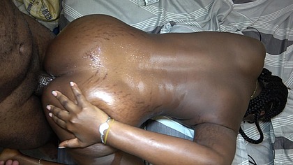 ASS SLIMED TO THE BRIM: NIGERIAN PRINCESS GETS ANALLY DESTROYED... PART 1