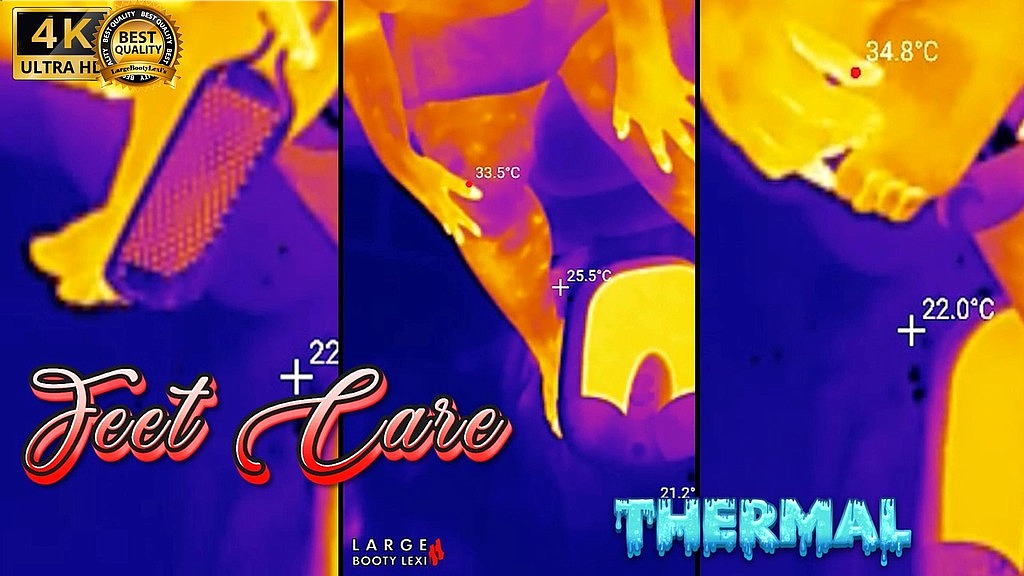 Підошви ніг шліфуються, поліруються та змащуються, поки не стануть блискучими та трахаються, термічна відео від першої особи (портрет 4k) (LargeBootyLexi) feet soles get ground, buffed and lubed until theyre glossy-fuckable thermal pov (4k portrait) (LargeBootyLexi)