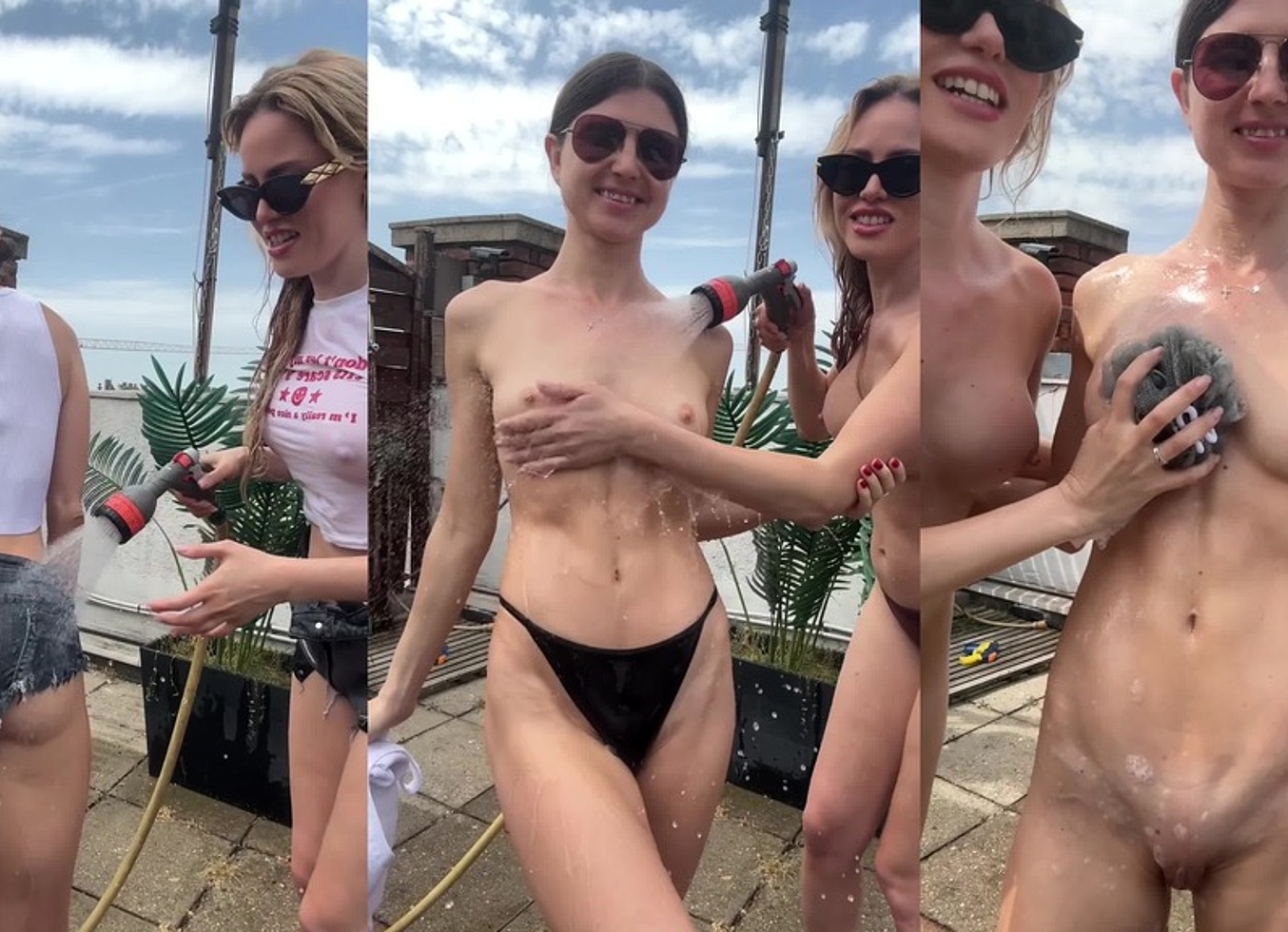 Lesbian Water Play With Maya Rose