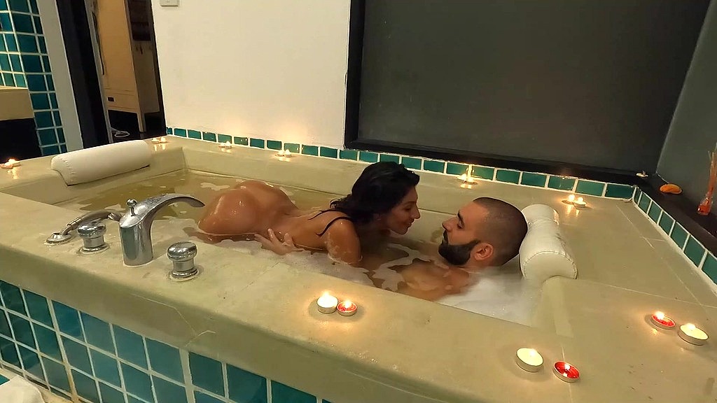 romantic bath ends with screaming anal creampie (Ines Mendoza, Dieguito) romantic bath ends with screaming anal creampie (Ines Mendoza, Dieguito)