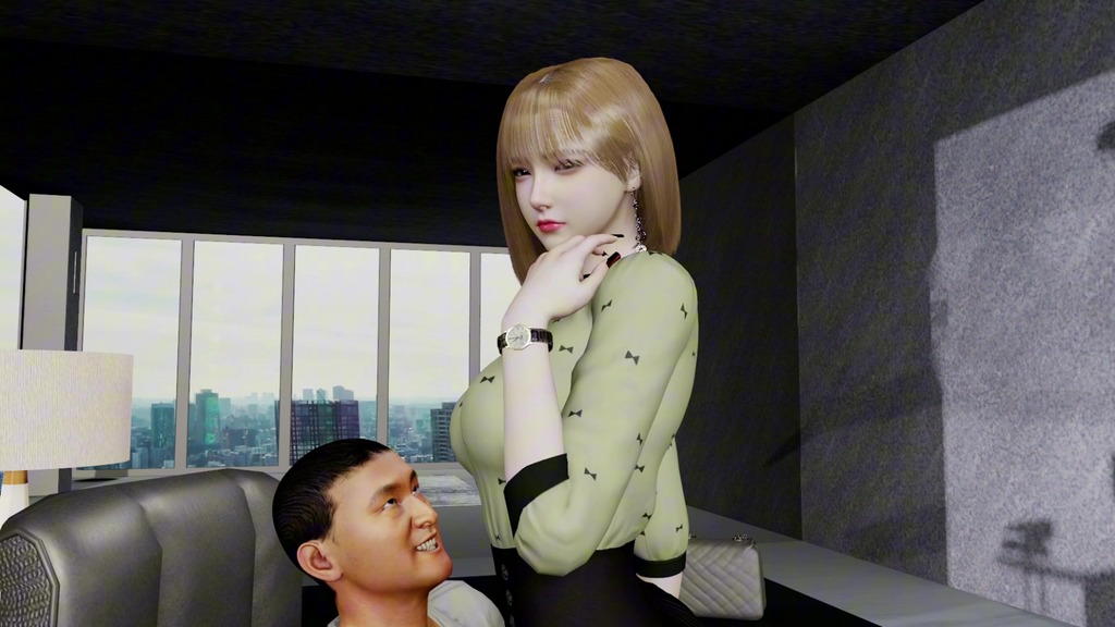 boss fucks asian secretary l 3d animation hentai uncensored