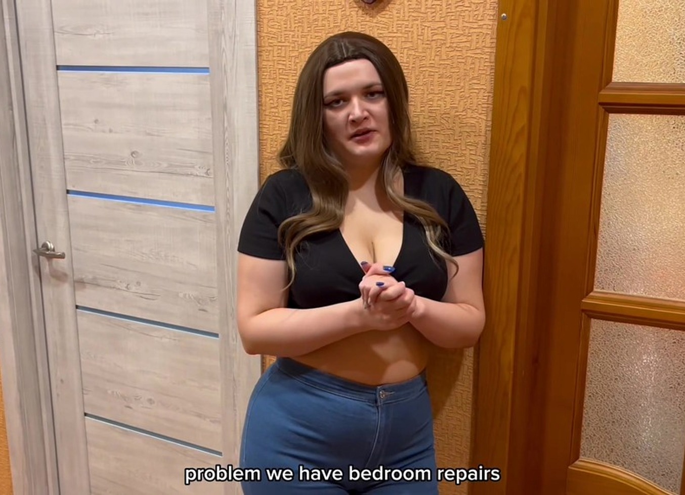 The Stepson Fucked The Stepmother With Big Tits, While The Father Was Not At Home And Cum In Her Mouth