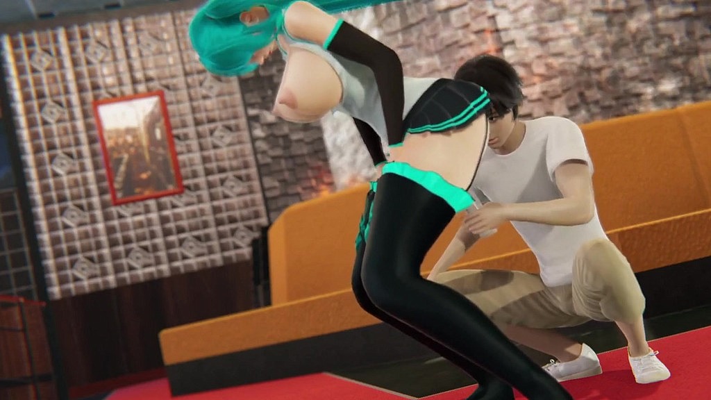 miku gets her boobs massaged, her ass licking and a big dildo in her pussy. (Wraith931 3D Models) miku gets her boobs massaged, her ass licking and a big dildo in her pussy. (Wraith931 3D Models)