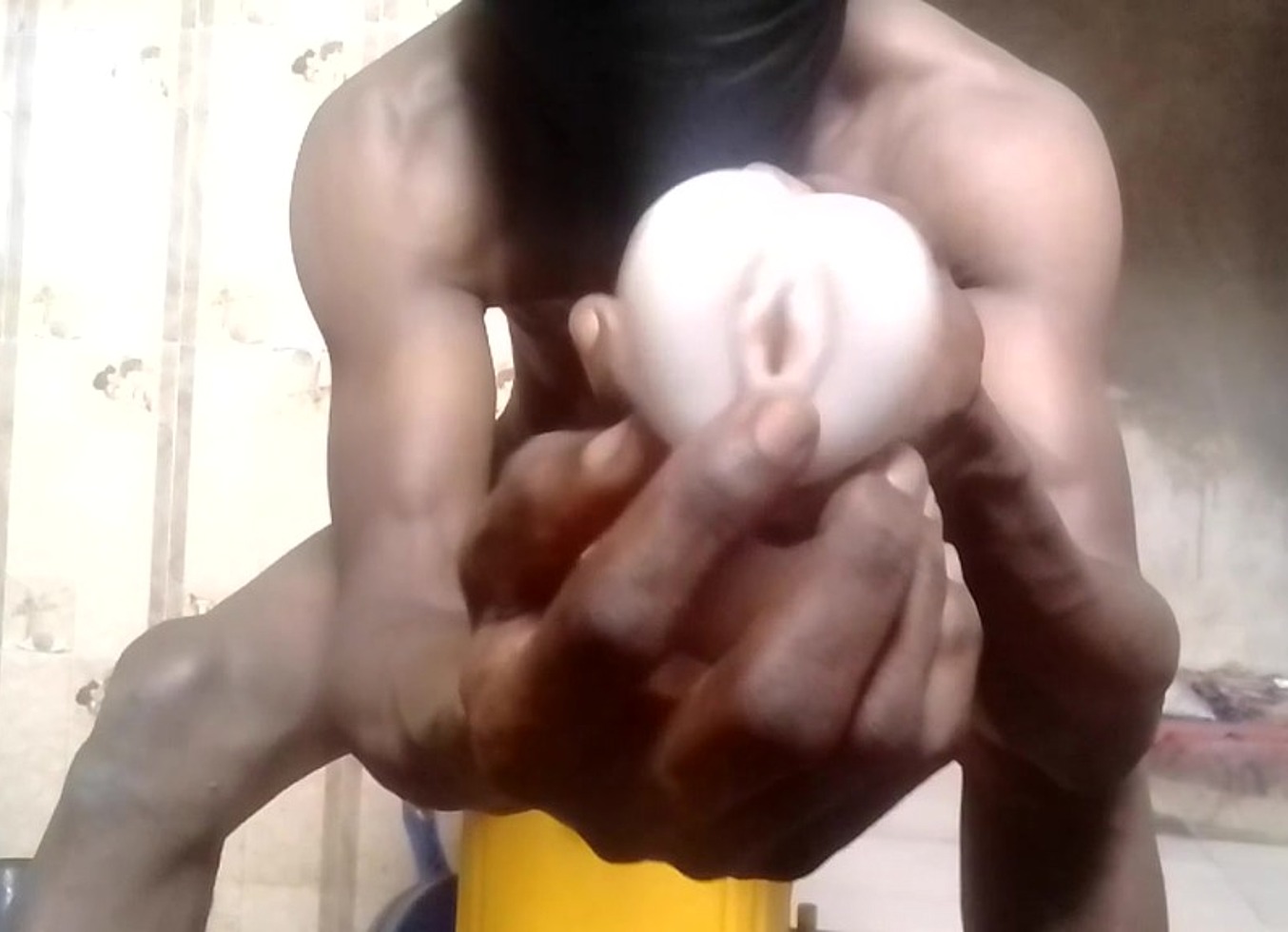 Creampie Banging Toy Vaginal In Doggystyle Mode