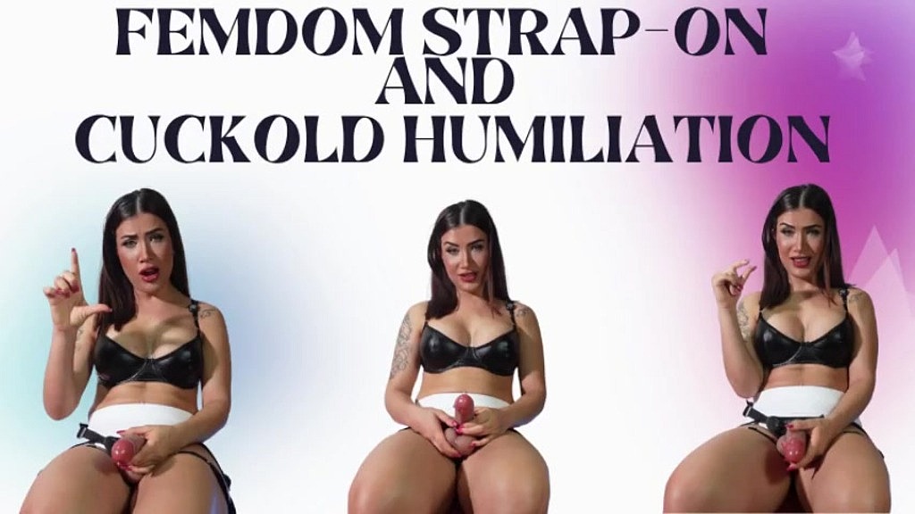 фемдом страпон та приниження рогоносця (Яманітта) femdom strap-on & cuckold humiliation (Iamanitta)
