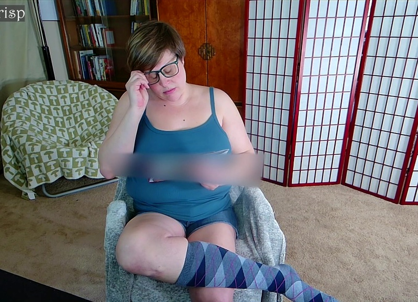 Hairy Chubby Wife Secretly Tries Poses From Husband's Porn Magazines | BBW MILF Copies Naughty Poses