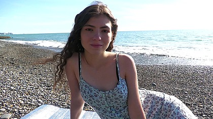 Monster Cock Crush Small Hairy Ass 18yo Luna Lynx with Body Weight of Only 35 kilograms and Creampie in Ass VG136