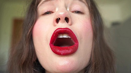 She Loses Control Powerful Wet Sneezes Right in Your Face