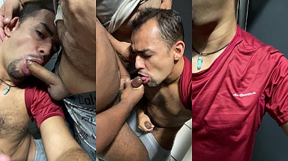 Foi uma madrugada bem movimentada no WC, vinha um por cima, por baixo, por tras, muito macho gostoso.