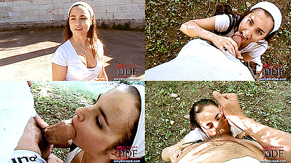 Hungarian babe Roxanne Keys sucks off Zenza Raggi!