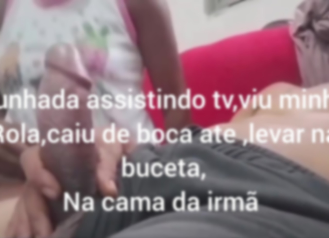 Cunhada Puta,Viu A Rola Ja Caiu De Boca Vendo TV