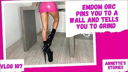 Back Against the Wall - Femdom Orc Pins you to a Wall and Tells you to Grind