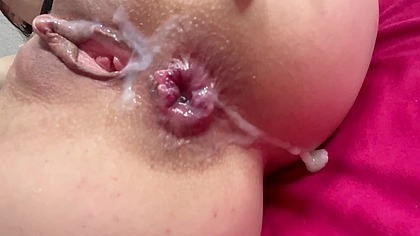 It was a passionate fuck with special emphasis on licking and sucking the Bunny's big clit and anus, ending with a flooding butthole with sperm