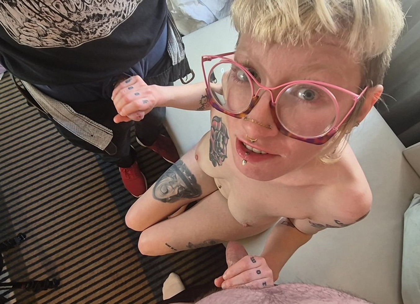 POV: Insatiable Cock Addict Sucks Two Guys - Deepthroat, Cum Swallowing