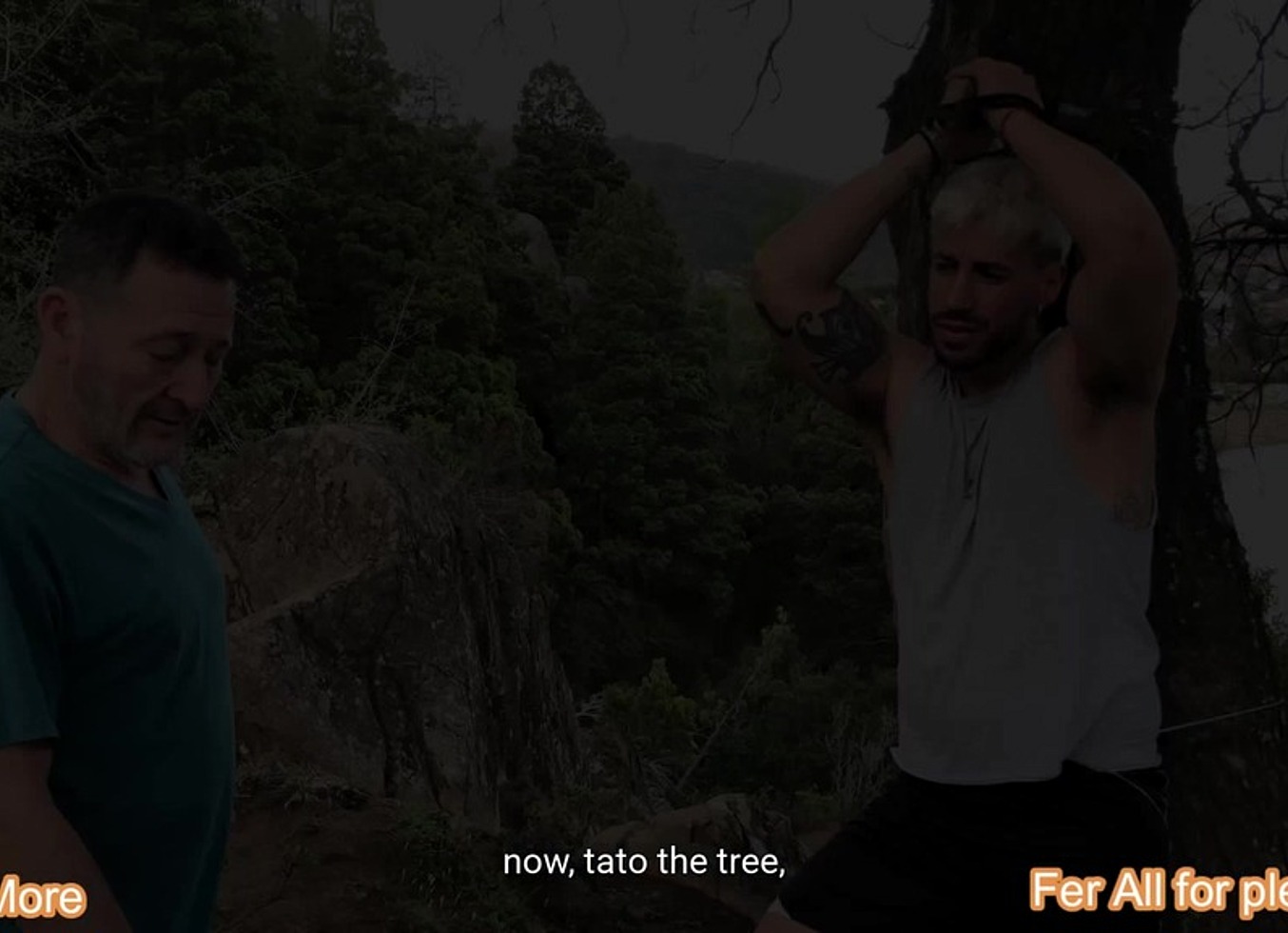 Runner Tickle In The Mountain