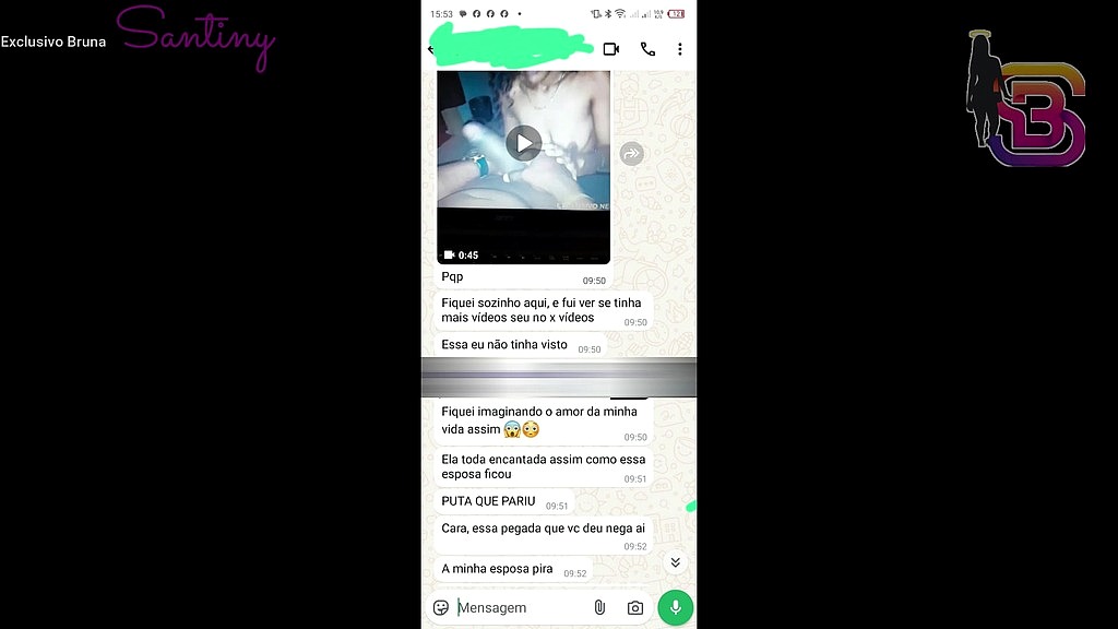 corno conversa com pauzudo pelo zap e marca encontro com a esposa ser fodida (Бруна Сантіні, Него Рубі) corno conversa com pauzudo pelo zap e marca encontro com a esposa ser fodida (Bruna Santiny, Nego Rubi)