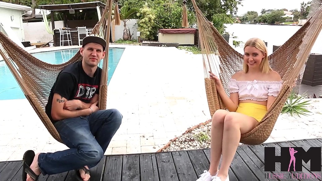 Chloe Couture ’s wet trimmed pussy takes brian’s meat in the pool!
