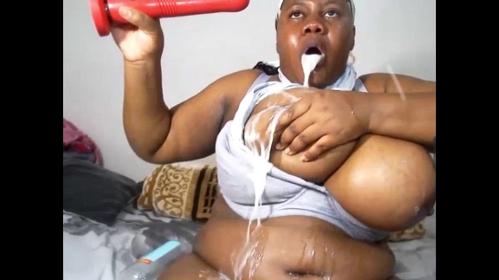 puke on huge boobs (India Black) puke on huge boobs (India Black)