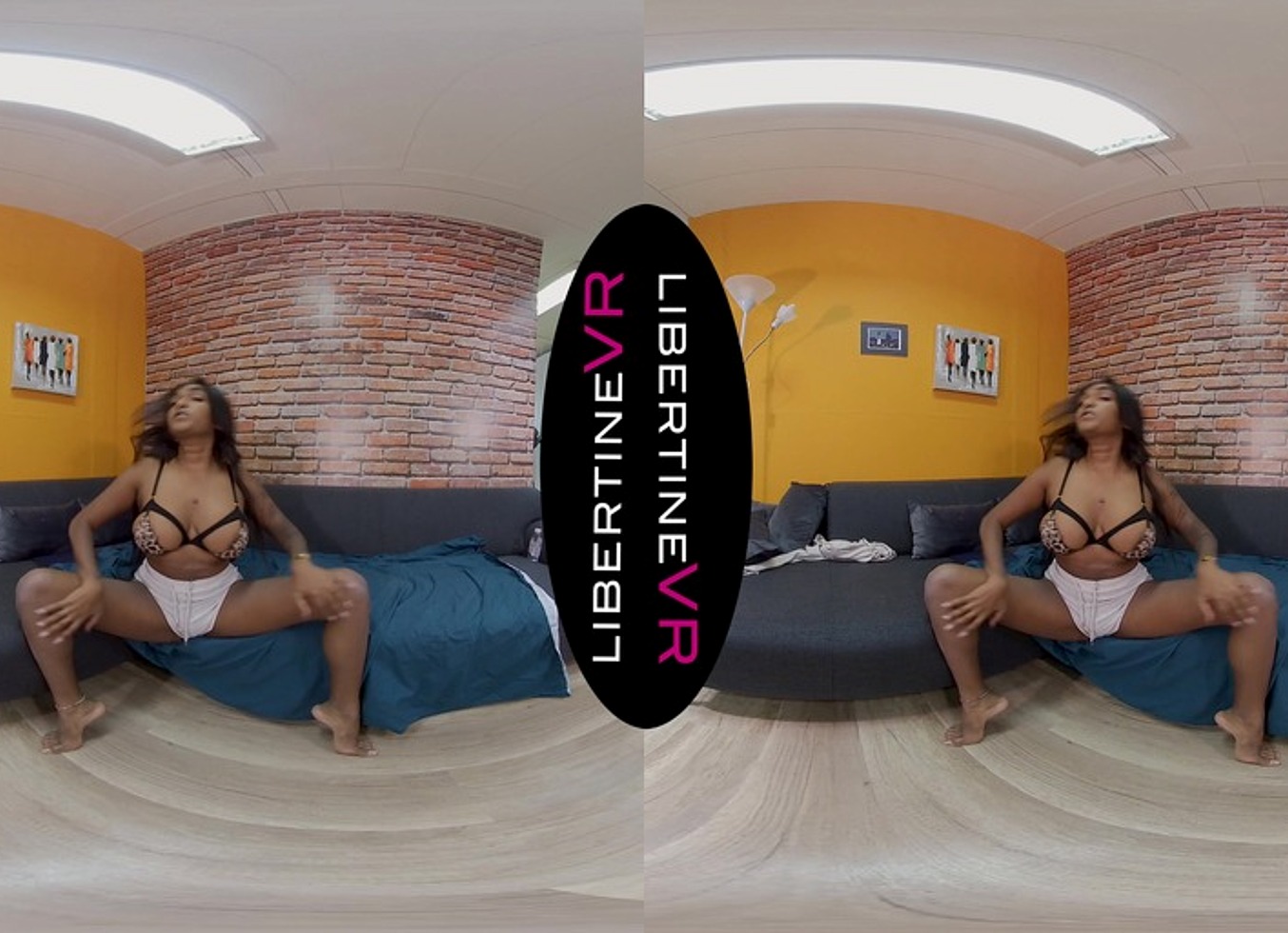 Saritha Olivieri Is Waiting For You On The Sofa In VR