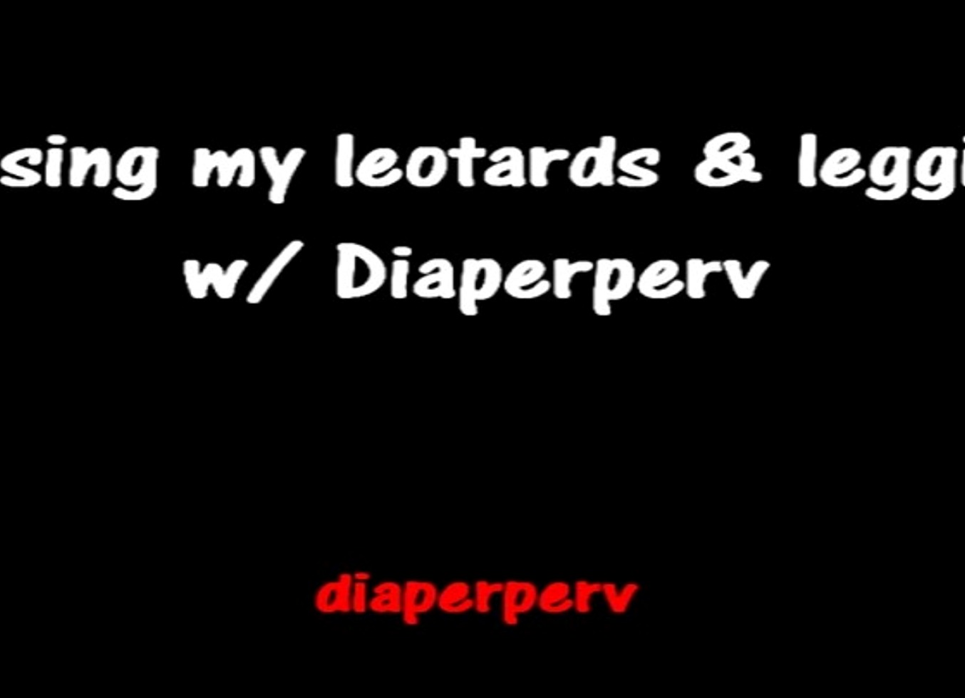 Omorashi Audio Messing And Peeing My Leotards