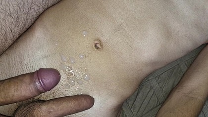 A delicate doll with a big cock between her legs gets her daddy's thick cock up her ass !