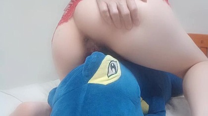 tiny asshole and pussy ride dinosour perfect ass