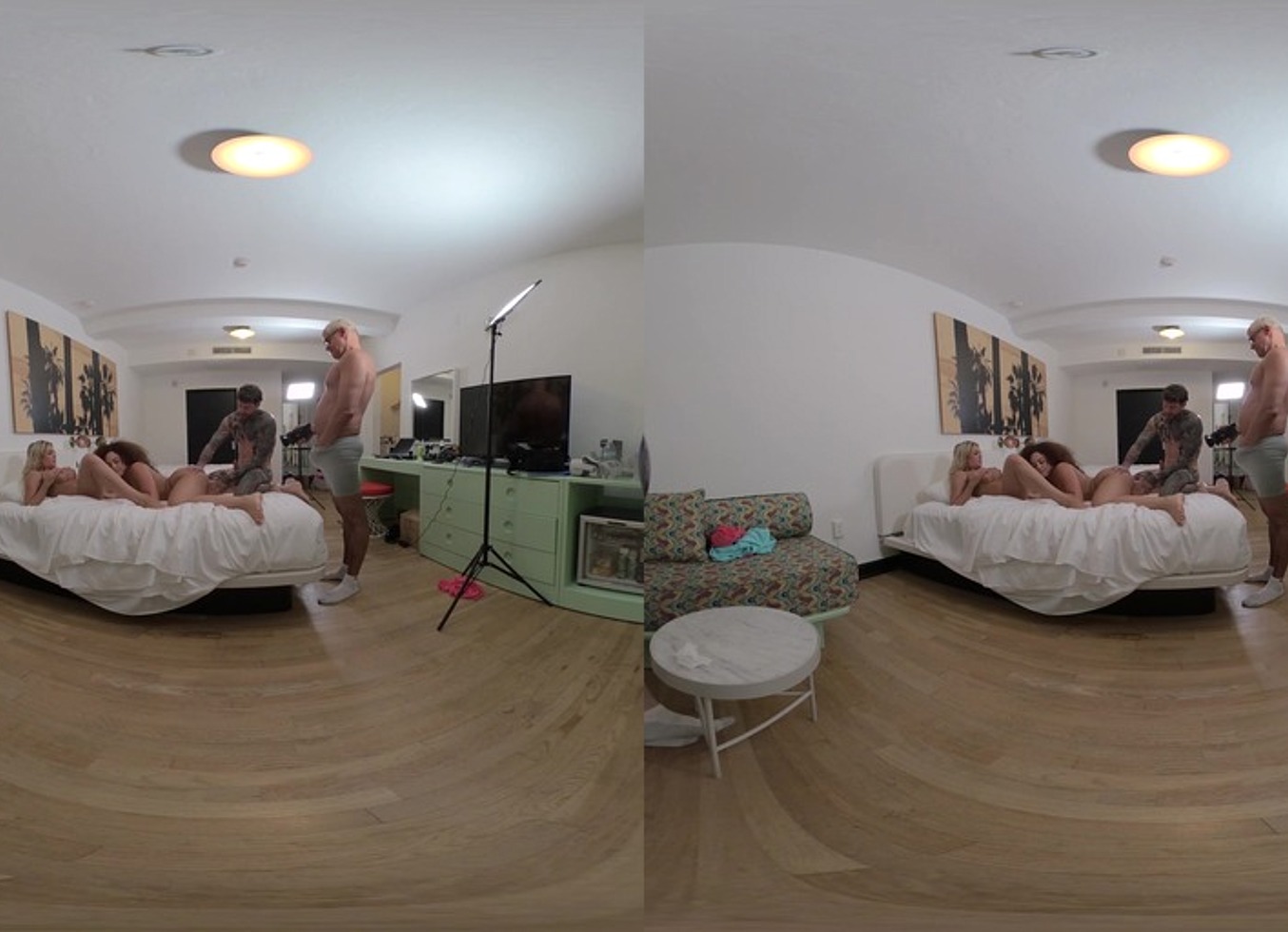 Willow Ryder & Vivianne Desilva Deepthroat Queens Eat Sperm From Melon In Hot Threesome