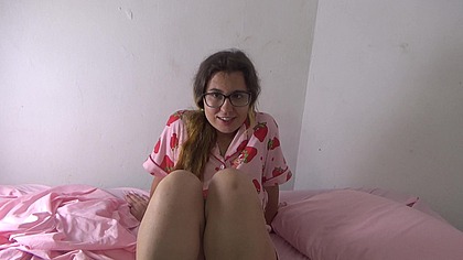 Stupid blonde Blowjob slut