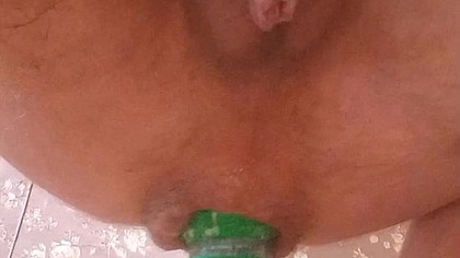 Male squirt from a powerful prolapse.