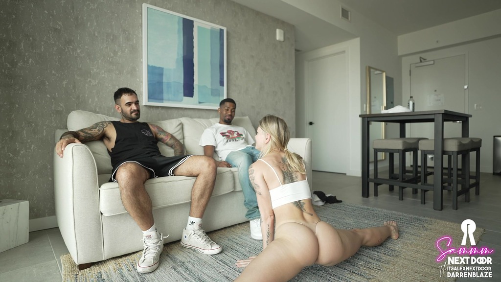 doing yoga in front of husband s bbc friend