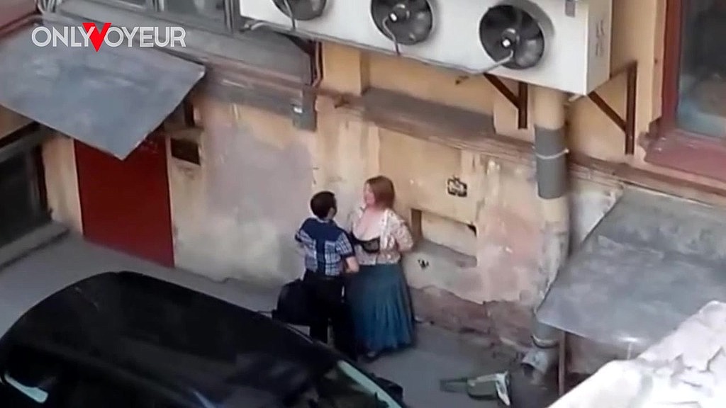 voyeur catches impatient lovers doing it right in the public city yard (Pushik V, Dimon V) voyeur catches impatient lovers doing it right in the public city yard (Pushik V, Dimon V)