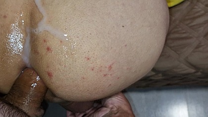 The cock flew out of my ass, the semen gushed out spontaneously, and I wanted to scream from the intense pleasure.