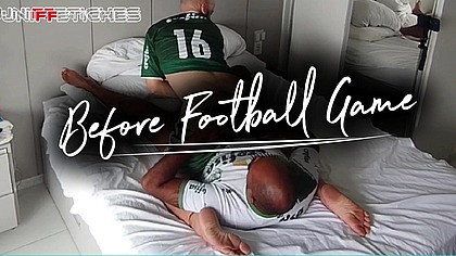 My friend and I had sex in the bedroom before going to soccer practice.