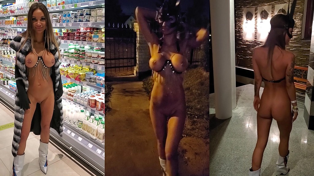 russian slut monika fox walking naked in the night city (Monika Fox) russian slut monika fox walking naked in the night city (Monika Fox)