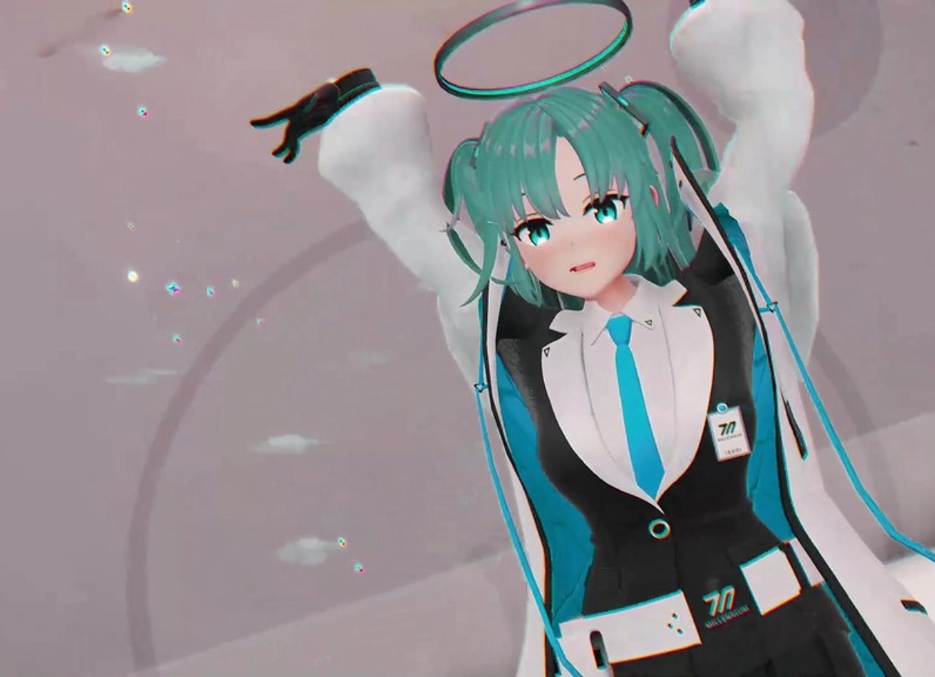 Blue Archive Yuuka Hentai Undress Dance Teddy Bear Playboy Girl Mmd 3D Clear Blue Hair