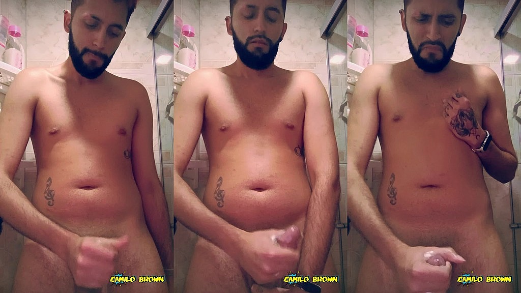 jerking off in the shower till i cum then i keep going until i squirt (Camilo Brown) jerking off in the shower till i cum then i keep going until i squirt (Camilo Brown)