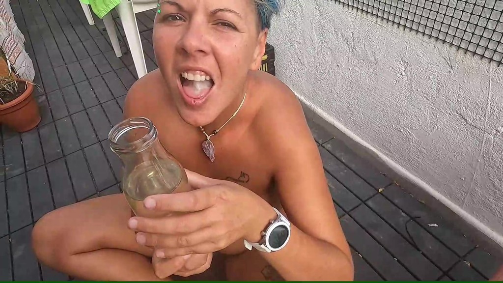 Compilation of piss & cum drinking