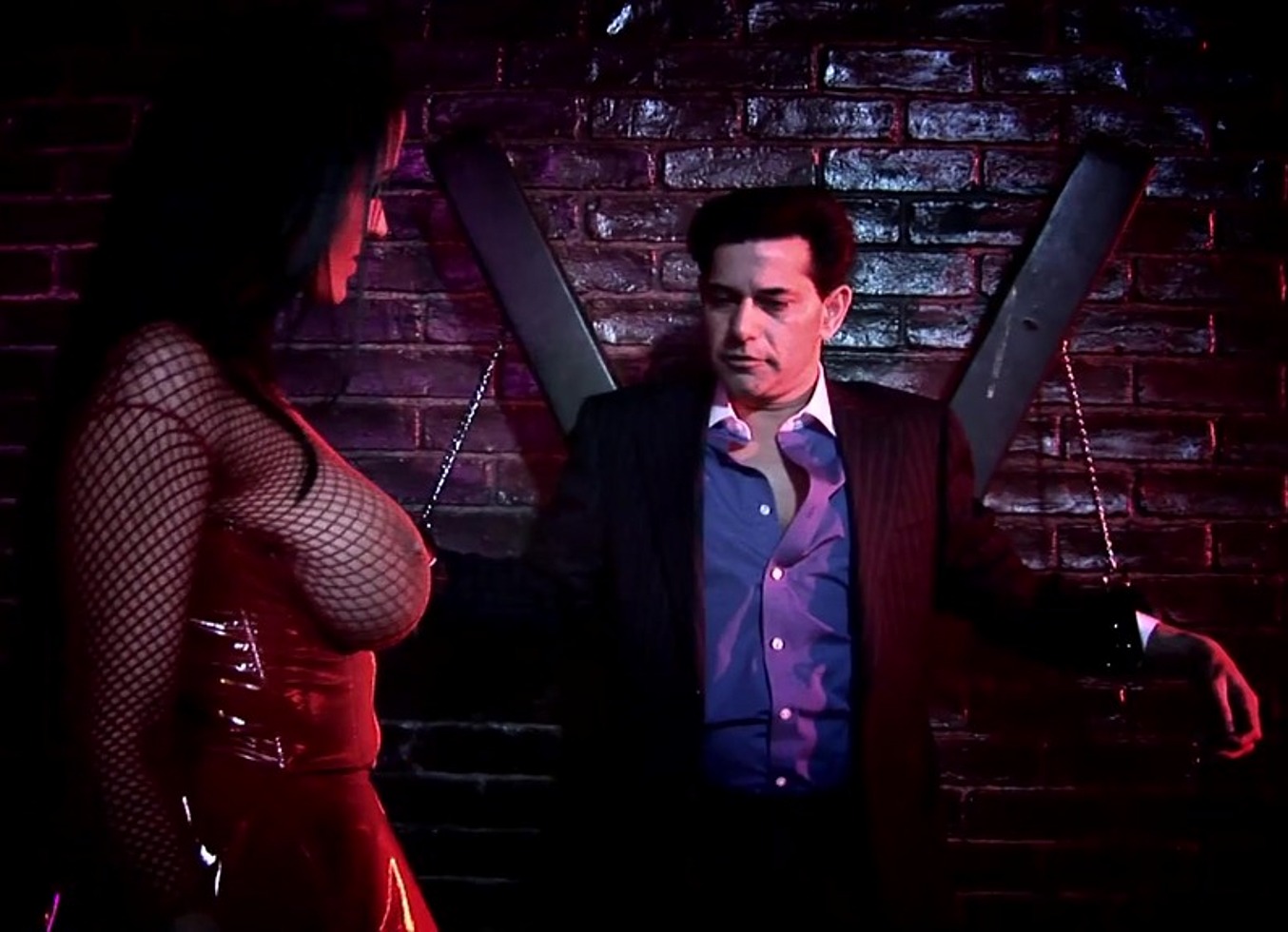 Busty Carmella Bing Gets Fucked By A Hot Guy In Fetish Scene